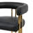 Mair Set of 3 Luxurious 25" Faux Leather Solid back Gold Tripod Base Counter Stool
