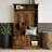Hall Tree with Storage Cabinet-1916222680