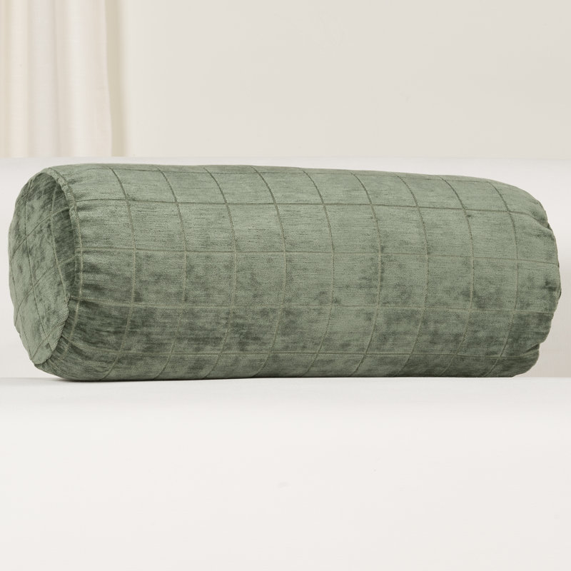 Otterville Block Bolster Pillow, Ocean Geometric, Bolster 8"H x 20"W