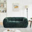 Canapé moderne en velours vert, siège profond confortable pour le salon et la chambre à coucher