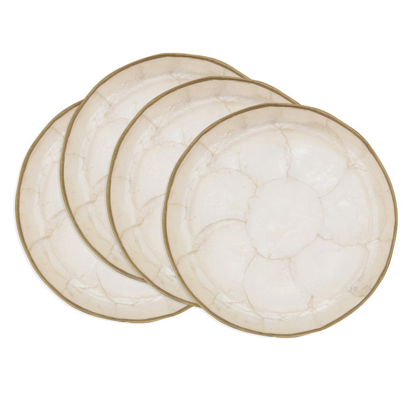 Handcrafted Capiz Shell Bowl (Set of 4), Gold