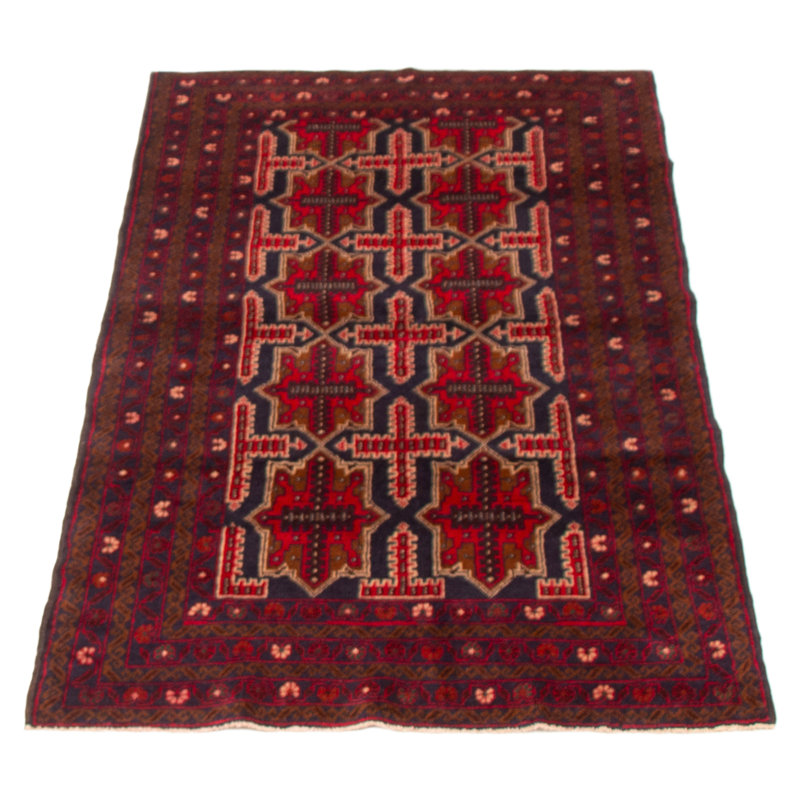 Teimani Red Rug 3'7" x 6'4"