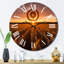 Horloge murale Mysterious Cropcircle In The Wheat Fields-93379951