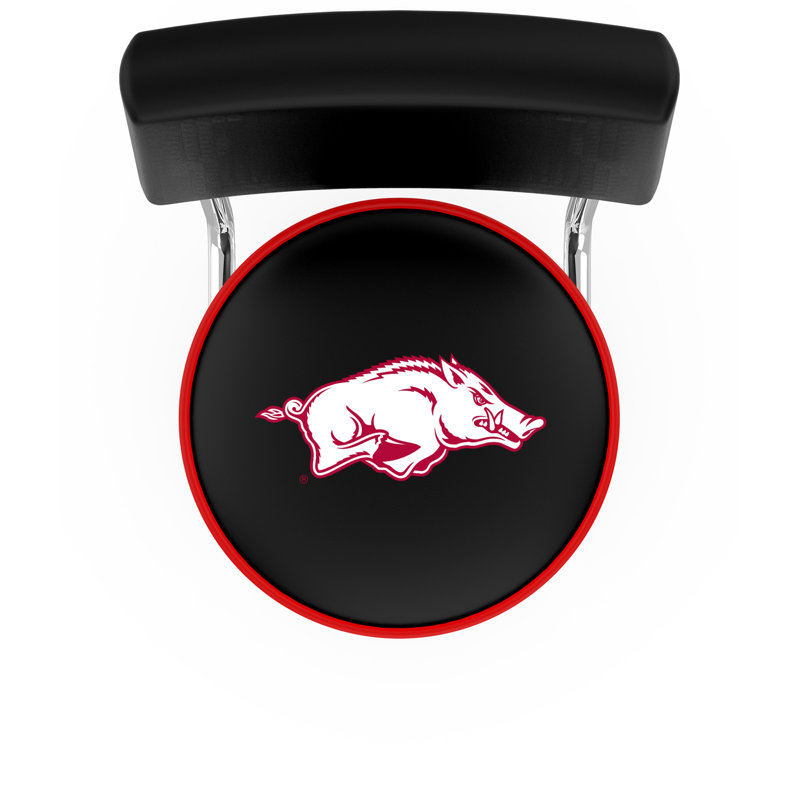 NCAA 30" Swivel Bar Stool, University of Arkansas