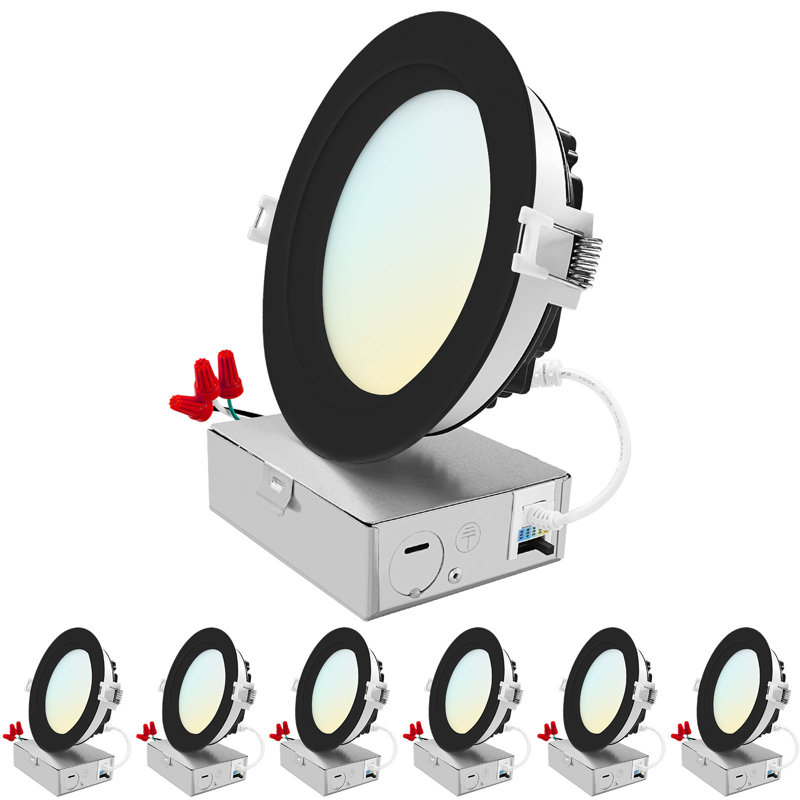 5'' Dimmable Air-Tight IC Rated LED Canless Recessed Lighting Kit