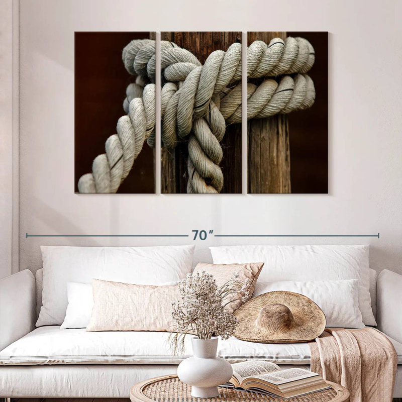 Aletra Rope Knot I, 32" H x 50" W
