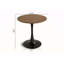 Table de salle à manger ronde 31,5 "pour 2 à 4 personnes avec plateau en noyer, table de cuisine Mid-Century en noyer , table à piédestal pour petit bureau à domicile