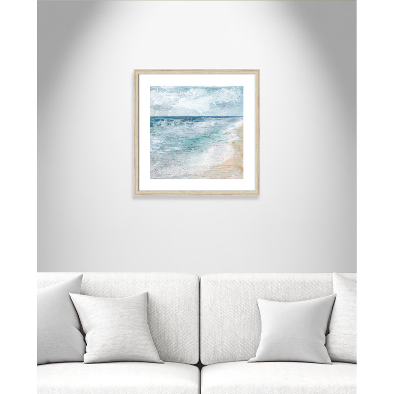 Shore Walk, 24" H x 24" W x 1.25" D, Beige