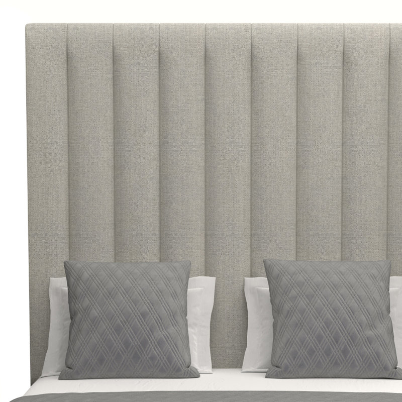 Dezyah Upholstered Standard Bed, Grey Revolution®, Queen