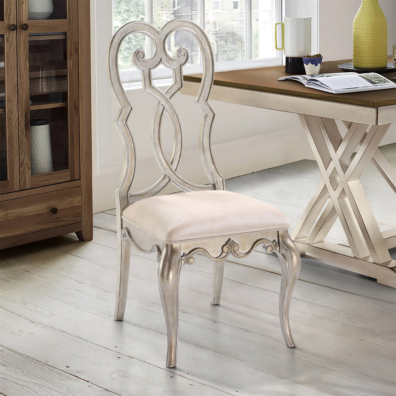 Chaises d'appoint Antique Champagne (ensemble de 2)