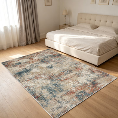 Tapis d'inspiration rétro de 1 pièce pour le salon, doux et confortable, convient à toutes les saisons, facile à entretenir, tapis de sol intérieur lavable à la machine, ferme sous la table convenant à la chambre à coucher, à la salle à manger, au bureau, au couloir, au patio, à la maison,