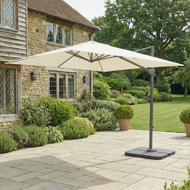 250cm Lighted Cantilever Parasol