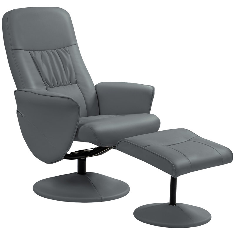 Copenhagan 76 Wide Recliner, Grey