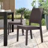 Tomosuke Stacking Patio Dining Side Chair