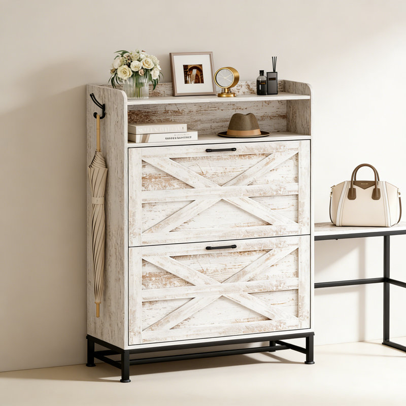 Armoire à chaussures grande capacité