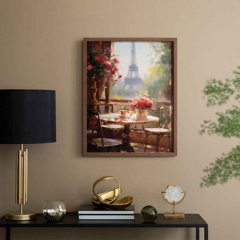 «LANDSCAPES Series CCCEX», reproduction encadrée - bois massif, Walnut, H 30 po x l 24 po