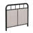 Twin Size, Metal Platform Bed, Linen Upholstery, Fabric Head Board, Foot Structure, Long - Lasting, Noise Functioning, Quick Assembly Without Complexity, No Box Spring Needed, 250 Lbs Capacity Bed