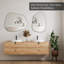 Miroir mural asymétrique 32 po x 24 po, miroir décoratif encadré pour salle de bain, chambre, salon, entrée murale-1197710382