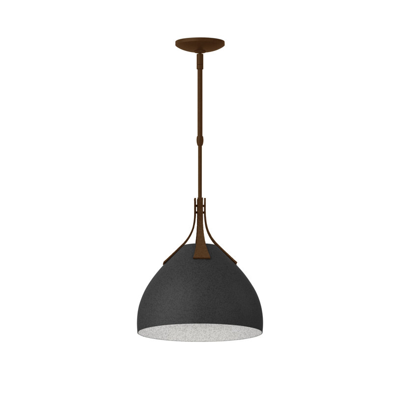 Summit 1 - Light Single Dome Pendant, Black, Bronze