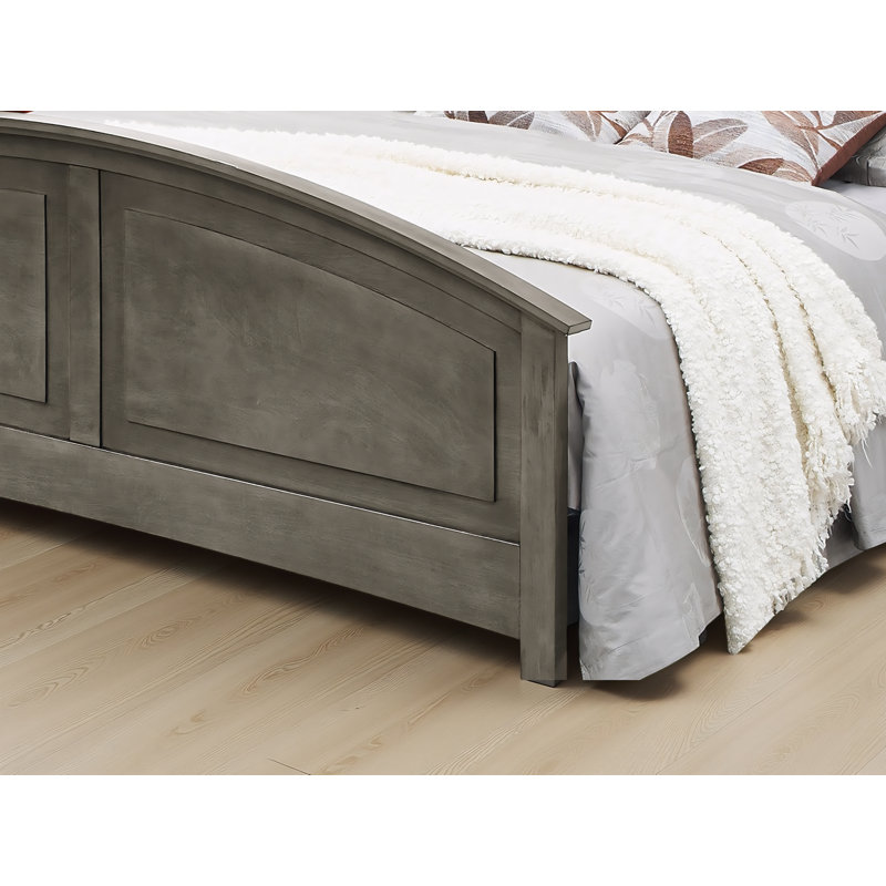 Ensemble de 2 lits doubles gris Halden, Double, Gris