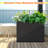 Large Rectangular Planter - Metal Rectangular Planter Box with Drainage Holes for Indoor and Outdoor Use-743315942-743315943