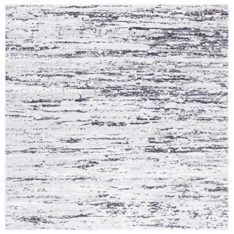 Seng 700 Performance Abstract Rug, Square 3'
