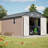10X12 FT Metal Outdoor Storage Shed, Heavy Duty Rust-Resistant Steel Tool Shed With Floor Frame Kit-121162574