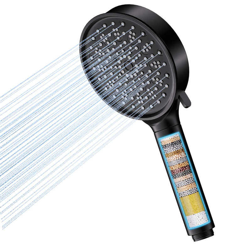 Handheld Shower Head, Matte Black