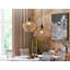 Ossian 1 - Light Natural Geometric Pendant