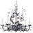 Avelie 6 - Light Dimmable Classic / Traditional Chandelier-430396676