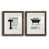 Papier, cadre noyer