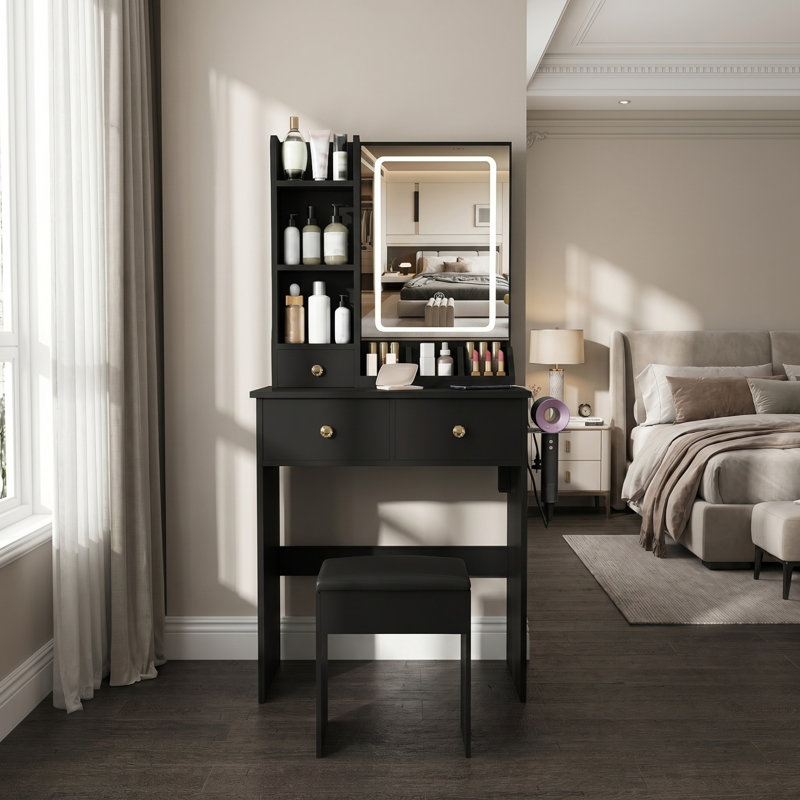 Bureau de coiffeuse moderne, Noir