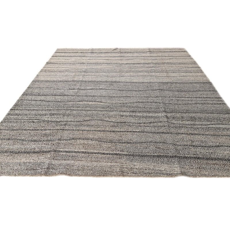 Tapis noir et blanc Orta