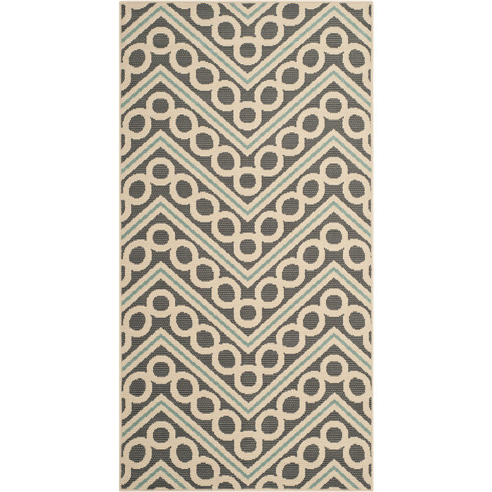 Engelbert Performance Geometric Rug, Rectangle 2'7" x 5'