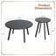 Ensemble de 2 tables de bout Nesting
