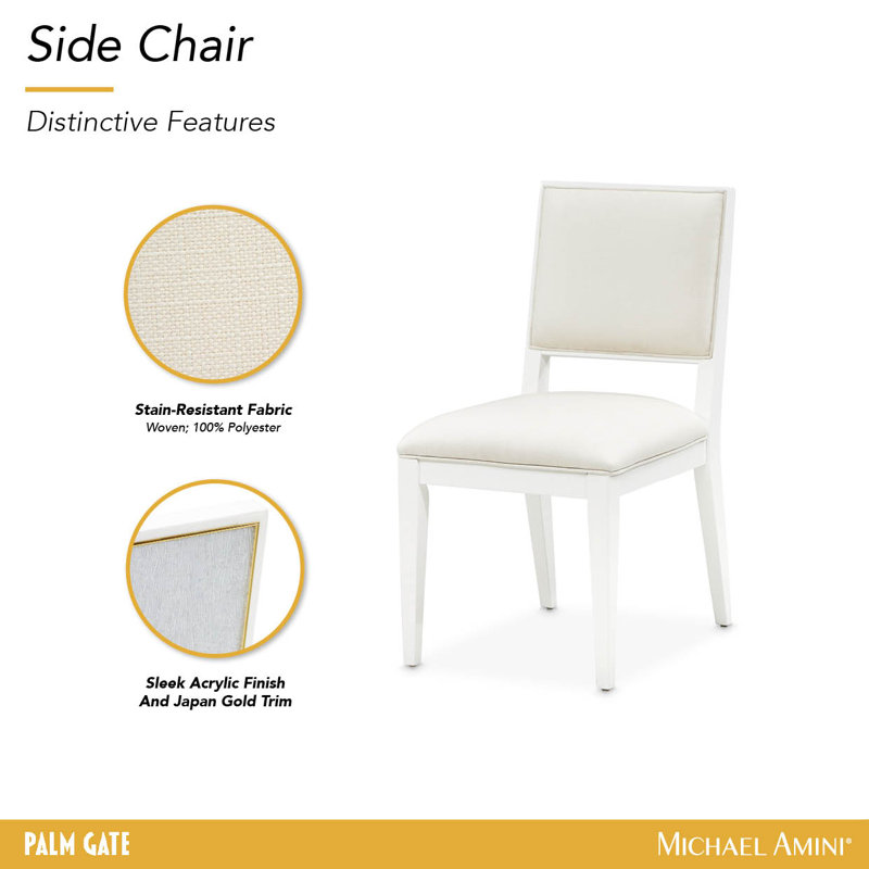 Palm Gate Side Chair - Cloud White
