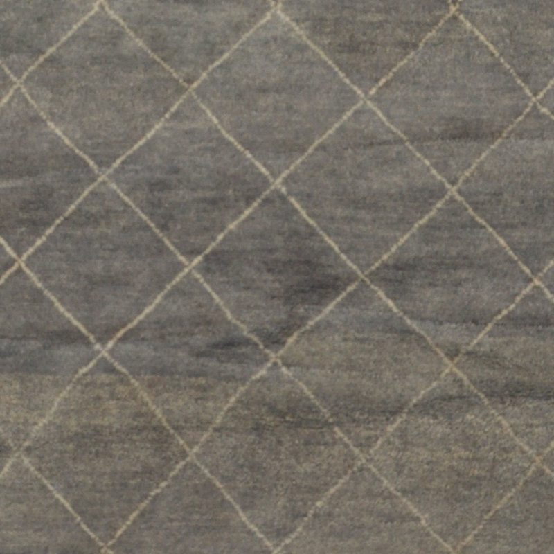 Tapis de surface en laine noué la 5 pi 5 po x 7 pi 10 po one-of-kind main Kemper