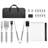 Grilling Tool Set In Box, 30 Pieces