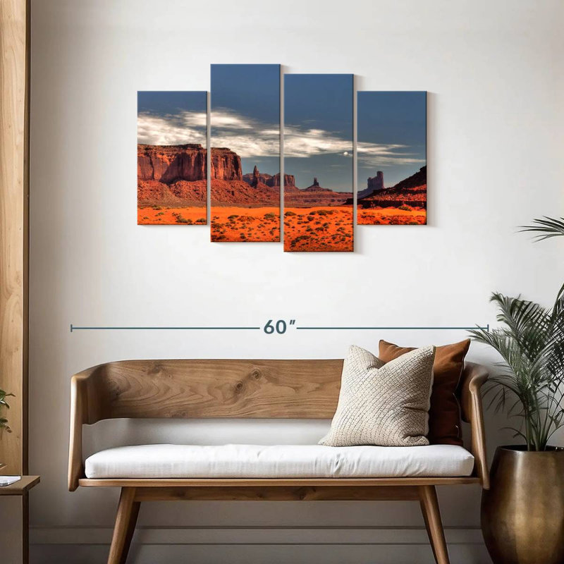 Alvord Arid Monument Valley, H 27 po x l 43 po
