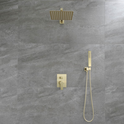 Système de douche complet avec valve brute