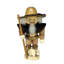 Natural Wood Finish Sheperd with Sheep Nutcracker