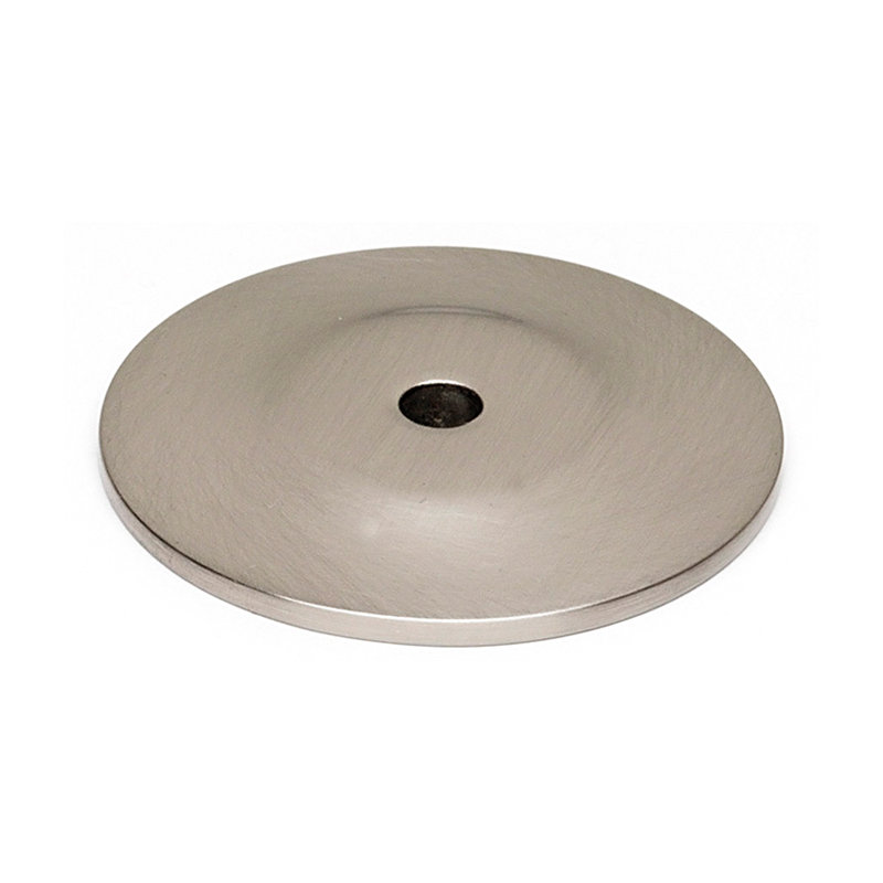 Plaque traditionnelle, Nickel satiné, H 1,25 po x l 1,25 po x P 0,125 po