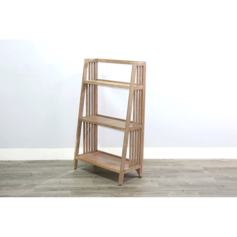 Bibliothèque étagère SAHINA H 48 po x l 28,25 po x P 14,25 po, (3 tablettes) H 48 po x l 28,25 po x P 14,25 po, Pierre désert