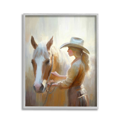 SunlitCowgirl&HorseGicleeArtbyRamonaMurdock