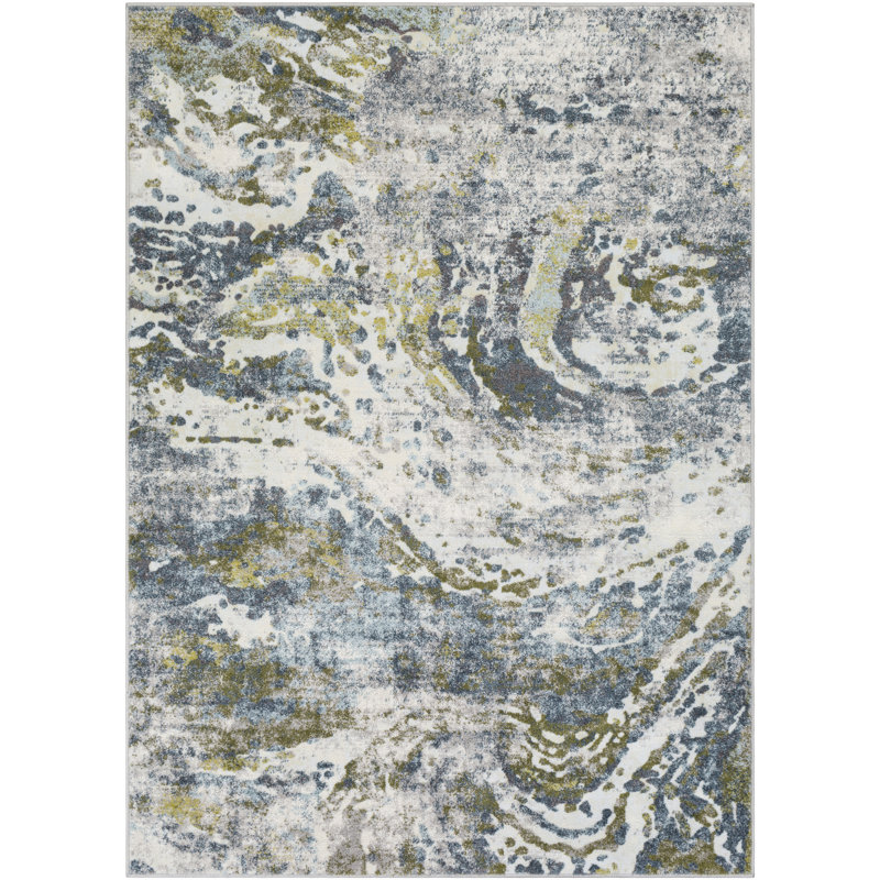 Abstract Indoor Rug, Rectangle 2' x 3'