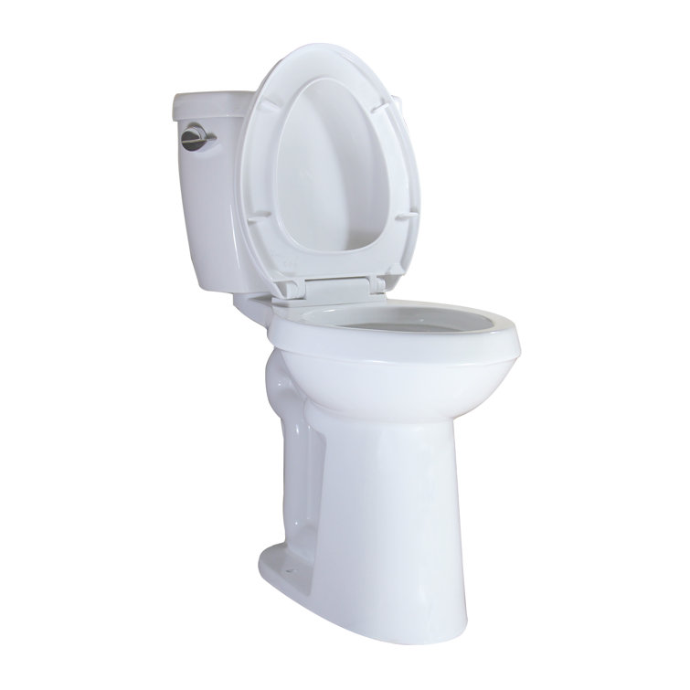 SUPERFLO Tall Toilet - 21 Inch Elongated Two Piece Extra Tall