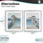 «Tranquil Gaze Herons», ensemble de 2 impressions encadrées sous verre, design par Nan-139051793-139051802