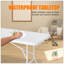 Table pliante 8 pi, table en plastique portative pour le camping, pique-niques, fêtes, table pliable à haut poids de charge blanche-986672522