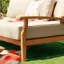 Sawyer 78' Teak Outdoor Patio Sofa