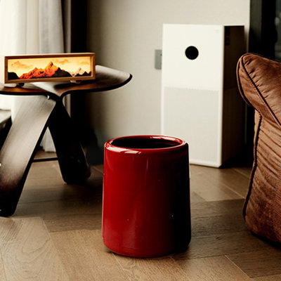 Backpack Large-capacity Garbage Can High-color Household Living Room Kitchen Bedroom Double-layer High-class Feeling Garbage Can Plastic Trash Cans